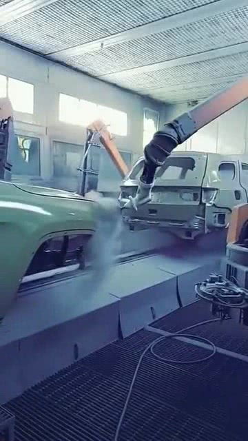自動化噴漆革命 美國汽車工廠如何實現全流程無人化